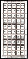 FICTIF   1972 - - F191 -   Demi-feuille De 50 Timbres  NEUFS **  - Cote 50e - Phantom