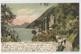 Suisse - Tessin Ticino Oria Lago Di Lugano Oria Chiesa E Veduta Monte 1905 - TI Tessin