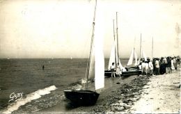 N°269 K -cpsm Saint Aubin Sur Mer -retour Des Régates- - Sailing