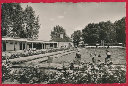 Foto-AK Schwenningen 'Schwimmbad' ~ 1955 - Villingen - Schwenningen