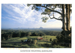 (368) Australia  QLD - Glasshouse Mountains  (with Stamp At Back Of Card) - Sunshine Coast