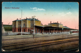 7030 - Alte Ansichtskarte - Herbesthal Herbestel - Bahnhof La Gare Station - Autres & Non Classés