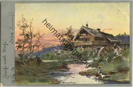 Landschaft - Künstlerkarte Guggenberger Serie 1278 - Beschrieben 1903 - Guggenberger, T.