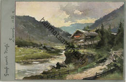 Landschaft - Künstlerkarte Guggenberger Serie 1278 - Beschrieben 1903 - Guggenberger, T.