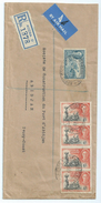 Gold Coast 1949 Accra Registered Cover High Franking (SN 2121) - Gold Coast (...-1957)