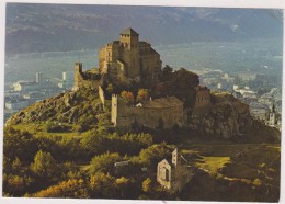 SUISSE,HELVETIA,SWISS,SWITZERLAND,SCWEIZ,SVIZZERA, VALAIS,SION,VALERE,VUE AERIENNE - Sion