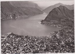 SUISSE,SWITZERLAND,SVIZZE RA,SCHWEIZ,HELVETIA,SWISS ,TESSIN,LUGANO,il Ya 45 Ans,vue Aérienne - Lugano