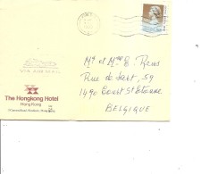 Hong-Kong ( Lettre Par Avion De 1988 De Kowloon Vers La Belgique à Voir) - Storia Postale