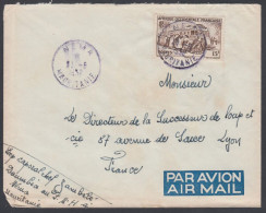 French West Africa 1952, Airmail Cover Nema To Lyon W./postmark Nema - Covers & Documents