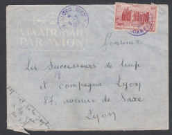 Franch West Africa 1950, Airmail Cover Nioro To Lyon W./postmark Nioro - Covers & Documents