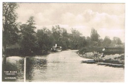 RB 1123 -  Early Postcard - Steam Boat On River Thames - Windsor Berkshire - Windsor