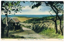 RB 1123 -  Raphael Tuck Postcard - Bullock Shoeing Stocks - Herm Guernsey Channel Islands - Herm