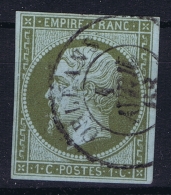 France   Yv 11 Obl Signed/ Signé/signiert/ Approvato Brun - 1853-1860 Napoleon III