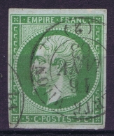 France   Yv 12 Obl - 1853-1860 Napoléon III