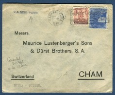 Cuba - Enveloppe Du Consulat Suisse à La Havane Pour La Suisse Via New York En 1940 -   Réf O 9 - Lettres & Documents
