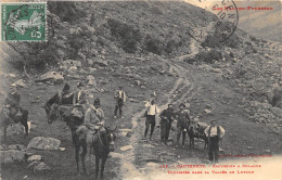 65-CAUTERET- EXCURSION A CULAOUS, TOURISTES DANS LA VALLEE DE LUTOUR - Cauterets