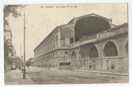 30 - Gard - Nimes La Gare Plm 1915 , N94 - Nîmes