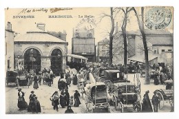 MARINGUES  (cpa 63)  La Halle- Belle Animation  - RARE   -    - L 1 - Maringues