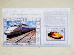 SALE! M/s Block From Congo Mnh Les Trains TGV Transport Railway Locomotive 2006 - Mint/hinged