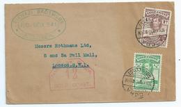 Gold Coast 1940 "Passed By Censor 12" (SN 2115) - Côte D'Or (...-1957)