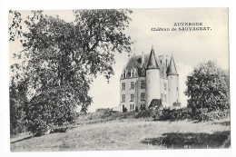 AUVERGNE  (cpa 63)  Château De SAUVAGNAT    -    - L 1 - Maringues