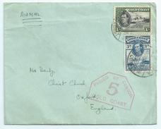 Gold Coast 1939 "Passed By Censor 5" (SN 2111) - Côte D'Or (...-1957)