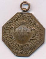 ~1930. 'A Sportvilág Verseny Díja' Br Díjérem Mellszalag Nélkül (33x33mm)... - Non Classés