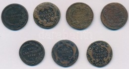 Ausztria 1760-1780. 1kr Cu (7x)  Klf Verdejelekkel (W,H,P) T:2-,3
Austria 1760-1780. 1 Kreuzer Cu (7x) With Diff... - Non Classés