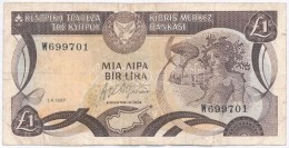 Ciprus 1987. 1P T:III
Cyprus 1987. 1 Pound C:F
Krause 53. - Non Classés