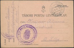 1916 Tábori Posta LevelezÅ‘lap 'EP Uzice Im Serbien' + 'M. Kir. Pécsi 19.... - Autres & Non Classés