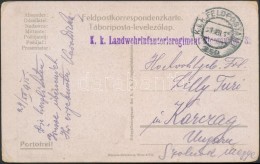 1915 Tábori Posta Képeslap 'K.k. Landwehrinfanterieregiment' - Autres & Non Classés