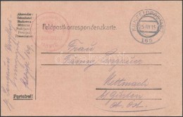 1915 Tábori Posta LevelezÅ‘lap 'K.u.k. Brückenkopf Kommando PRZEMYSL' + 'FP 169' - Autres & Non Classés