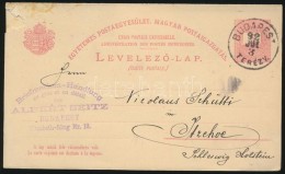 1892 UPU 5kr Válaszos LevelezÅ‘lap Németországba (15.000) / 5kr PS-reply Card To Germany... - Autres & Non Classés