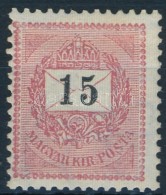 ** 1898 15kr 12 : 11 3/4 Fogazással (3.600) - Autres & Non Classés