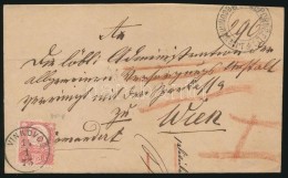 1873 5kr és 10kr (kettészakadt / Teared) Ajánlott Levélen KétnyelvÅ±... - Autres & Non Classés