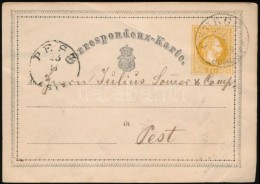 1869 Díjjegyes LevelezÅ‘lap ,,CSURGÓ SOMOGY M' - Other & Unclassified