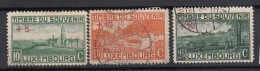 LUXEMBURG - Michel - 1921 - Nr 137/39 - Gest/Obl/Us - Usados