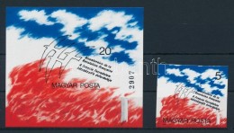 ** 1989 A Francia Forradalom 200. évfordulója Vágott Bélyeg + Blokk (6.500) - Other & Unclassified