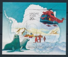 ** 1987 Antarktiszkutatás Vágott Blokk (8.000) - Other & Unclassified