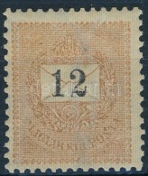 ** 1898 12kr 12 : 11 3/4 Fogazással (40.000) - Other & Unclassified