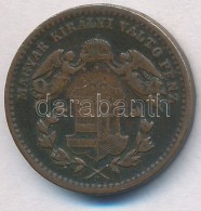 1868KB 1kr Cu 'Angyalos Címer' T:2,2- Ph. - Unclassified