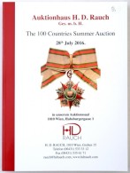 Auktionhaus H. D. Rauch GMBH - The 100 Countries Summer Auction 28th July 2016. Árlistával Az... - Non Classés