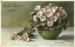 T2 Flowers. Meissner & Buch Künstler-Postkarte Serie 1647. S: A. Hallea - Non Classés