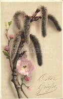 T2 Oster Grüsse / Easter, Flowers, Litho - Non Classés