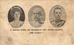 ** T4 1908 'A Spanyol Királyi Pár Budapesten Való IdÅ‘zése Emlékére',... - Zonder Classificatie