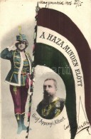 T2 Gróf Apponyi Albert, Politikus; A Haza Minden ElÅ‘tt!. Hazafias Zászlós Lap / Hungarian... - Zonder Classificatie
