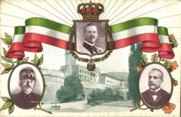 ** T2/T3 WWI Italian Allied Forces, The Leaders Of Italy: King Victor Emmanuel III, General Armando Diaz, General... - Zonder Classificatie