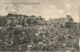 T4 'Maschinen-Gewehr-Kompagnie In Feuerstellung' / WWI German Machine Gun Troops In Firing Position, Artillery,... - Non Classés