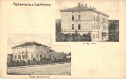 ** T2 Chortkiv, Czortków; Rada Powiatowa, C. K. Dyr. Skrb. / County Council - Non Classés