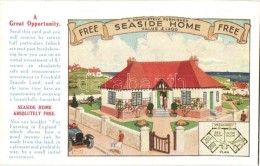 ** T1/T2 Peacehaven, Sussex; Seaside Home Advertisement Card - Non Classés